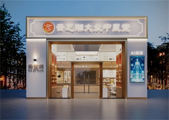 湖南張家界中醫(yī)診所設(shè)計案例效果圖